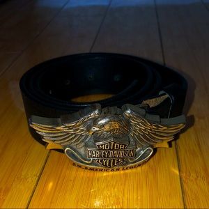 Motor Harley Davidson An American Legend. Leather belt